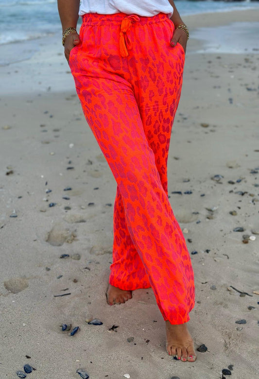 Zuckersüße LOVELY LEO Sommerhose in SUNSET ORANGE