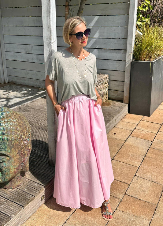 Süßer Onesize Maxirock in Rosa