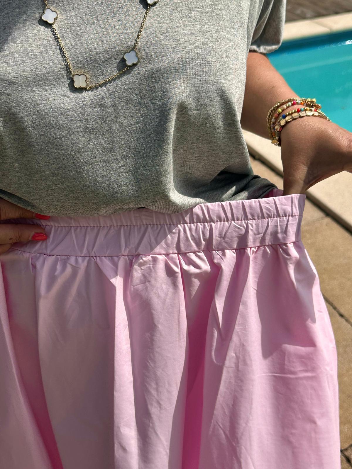Süßer Onesize Maxirock in Rosa