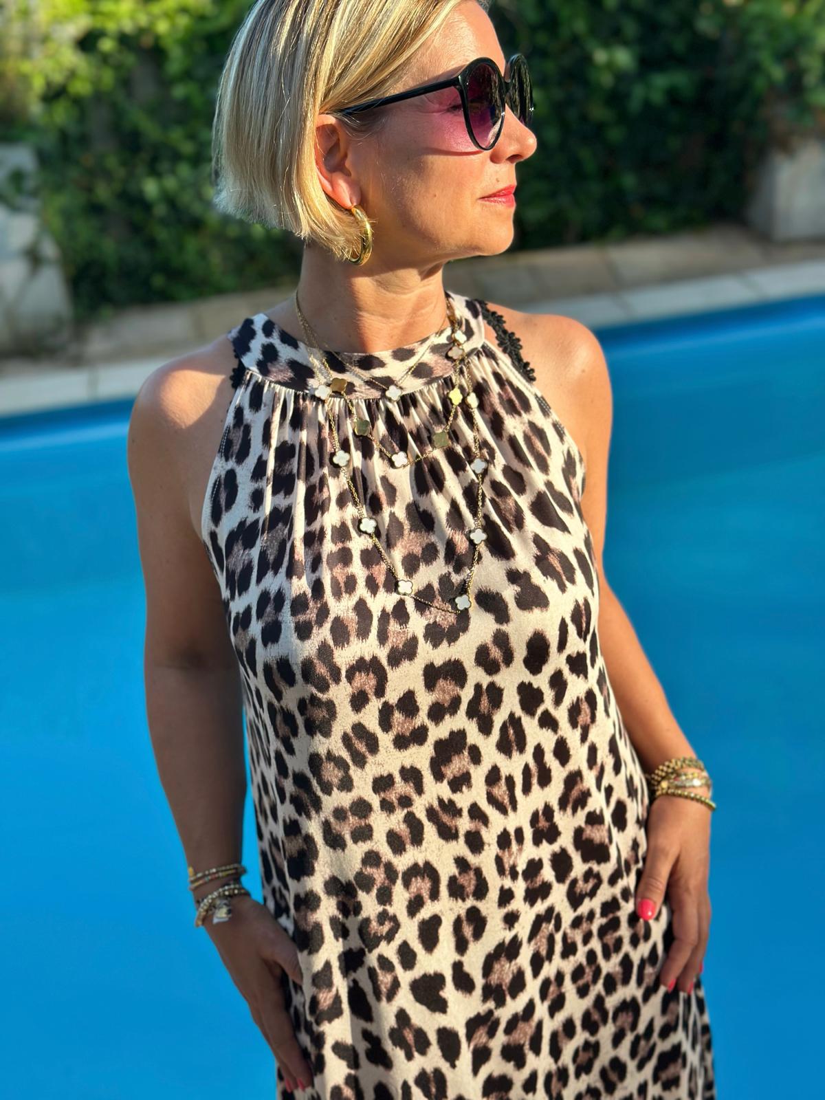 Kurzes Sommerkleid "LEOPARD"
