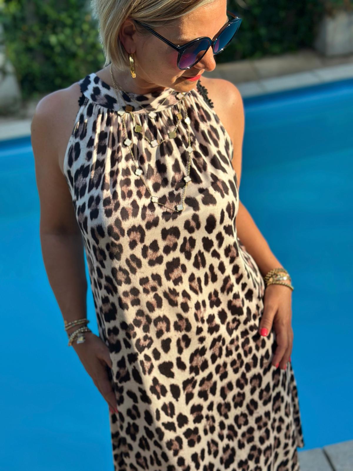 Kurzes Sommerkleid "LEOPARD"