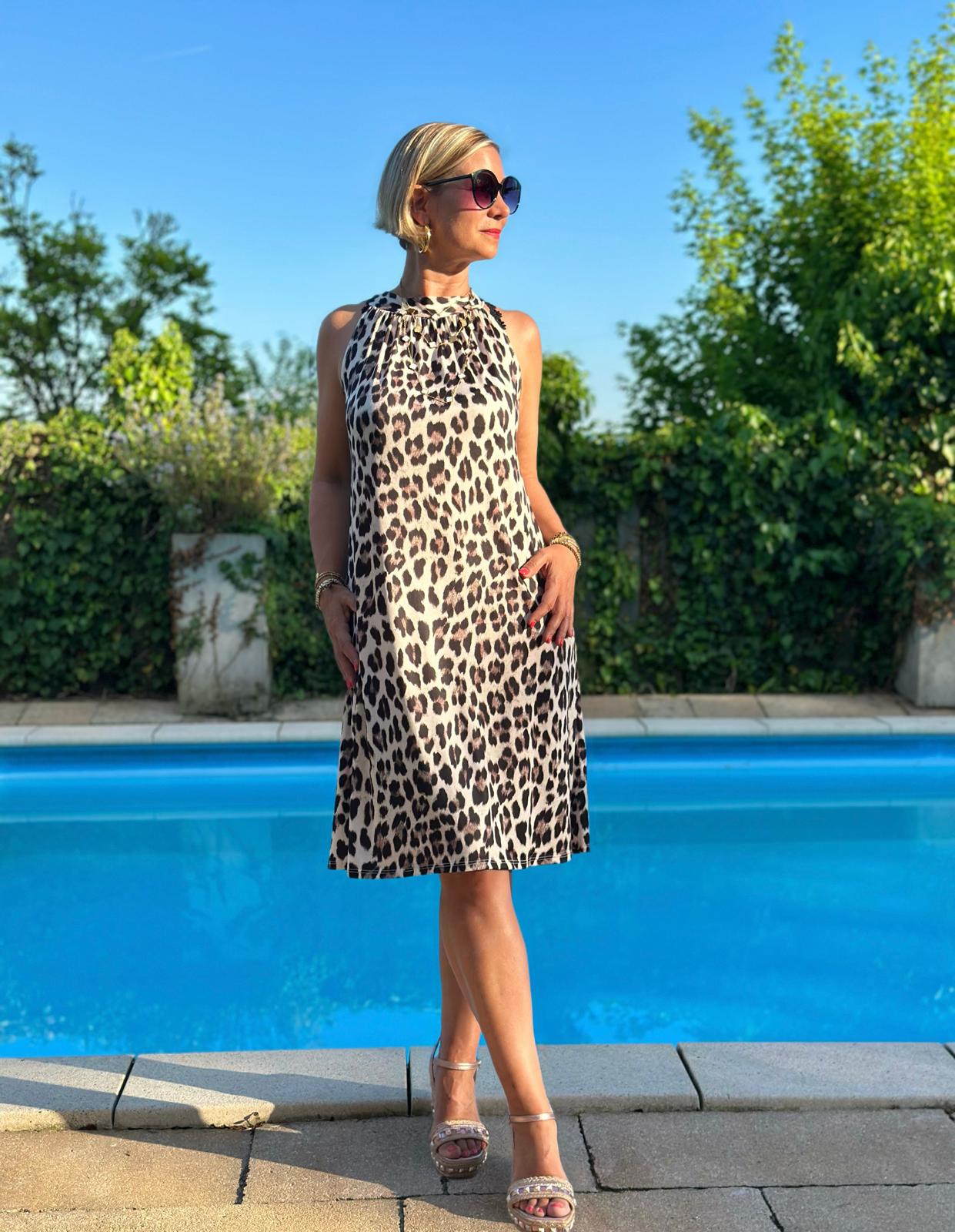 Kurzes Sommerkleid "LEOPARD"