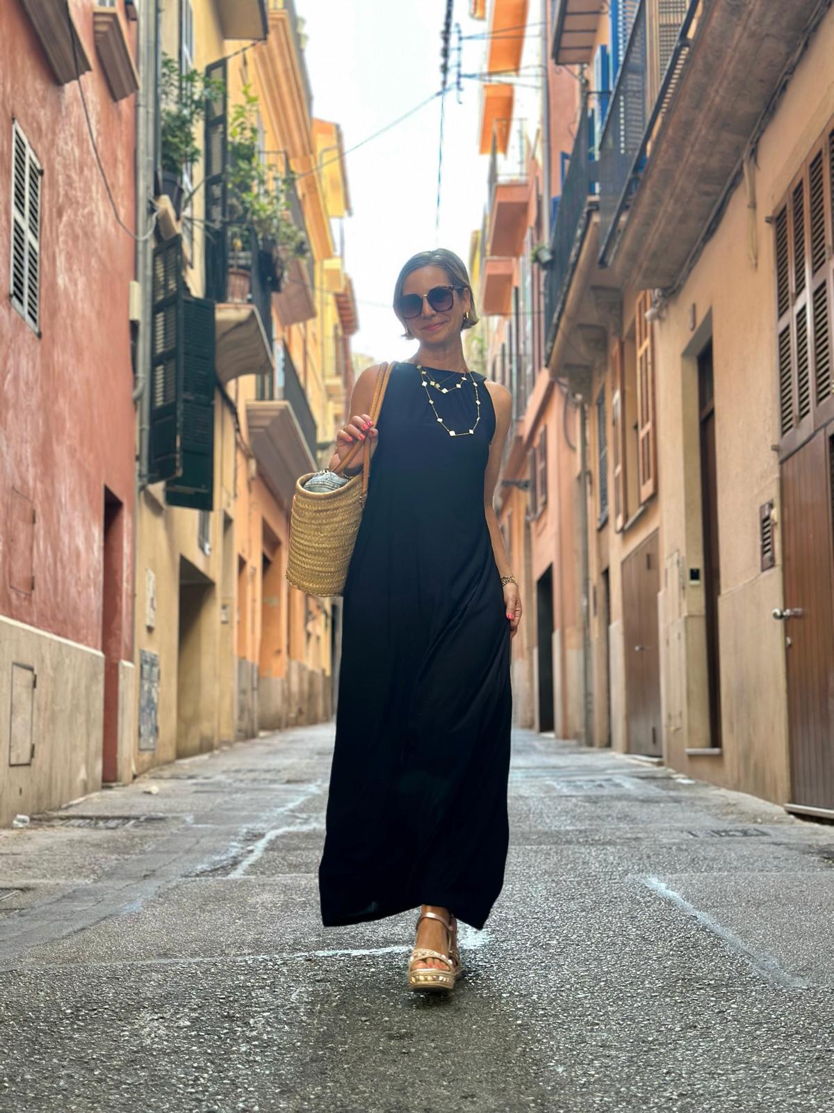 Langes Sommerkleid "CLASSY BLACK"