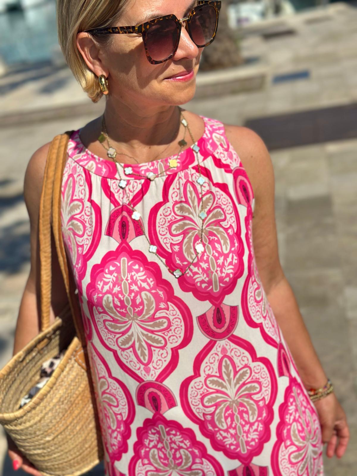 Langes Sommerkleid "PINKY"
