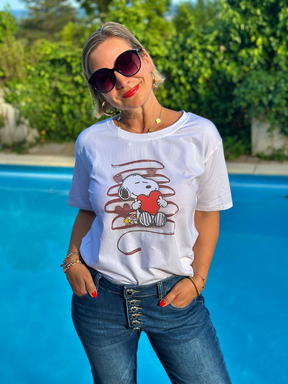 Süßes SNOOPY Shirt "HERZCHEN"