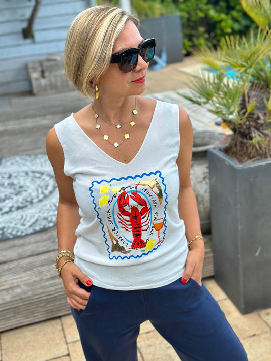 Sommer-Top "LOBSTER"