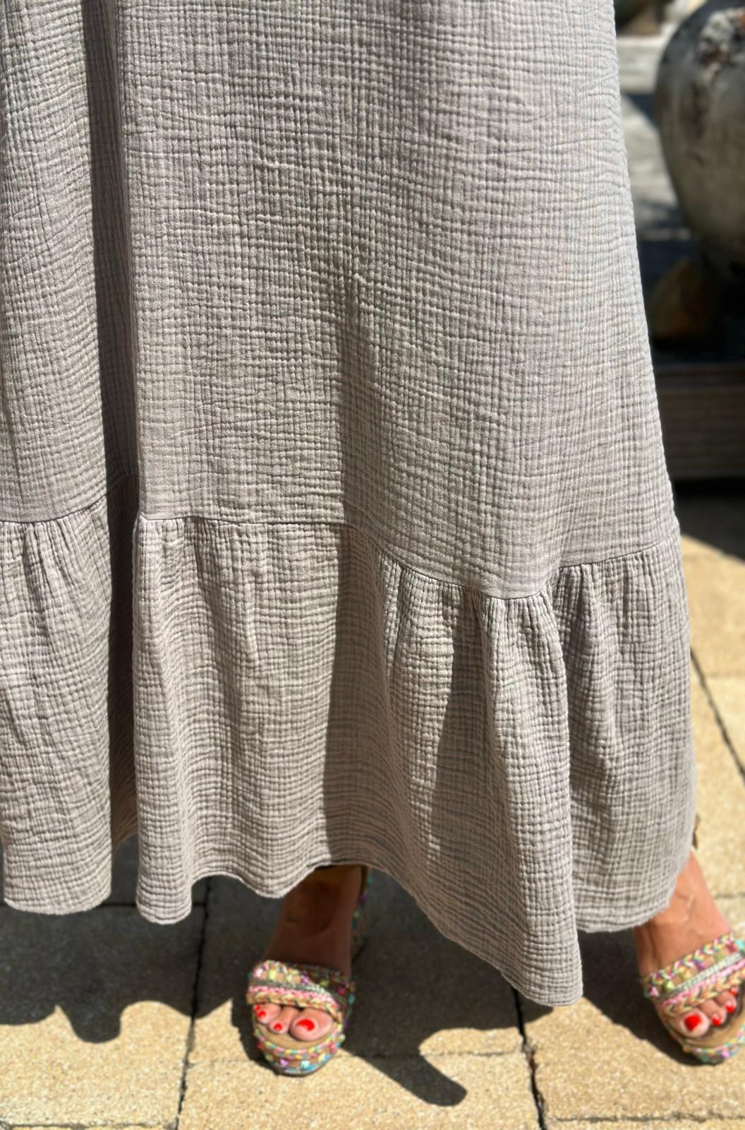 Leichtes Musselin Sommer-Kleid in Teupé