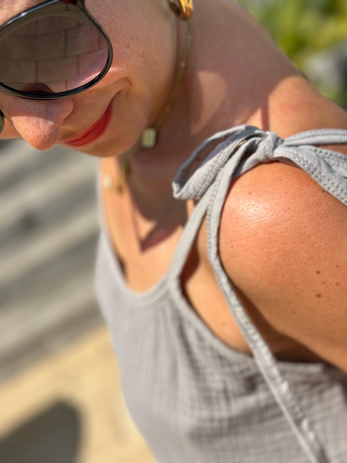 Leichtes Musselin Sommer-Kleid in Teupé