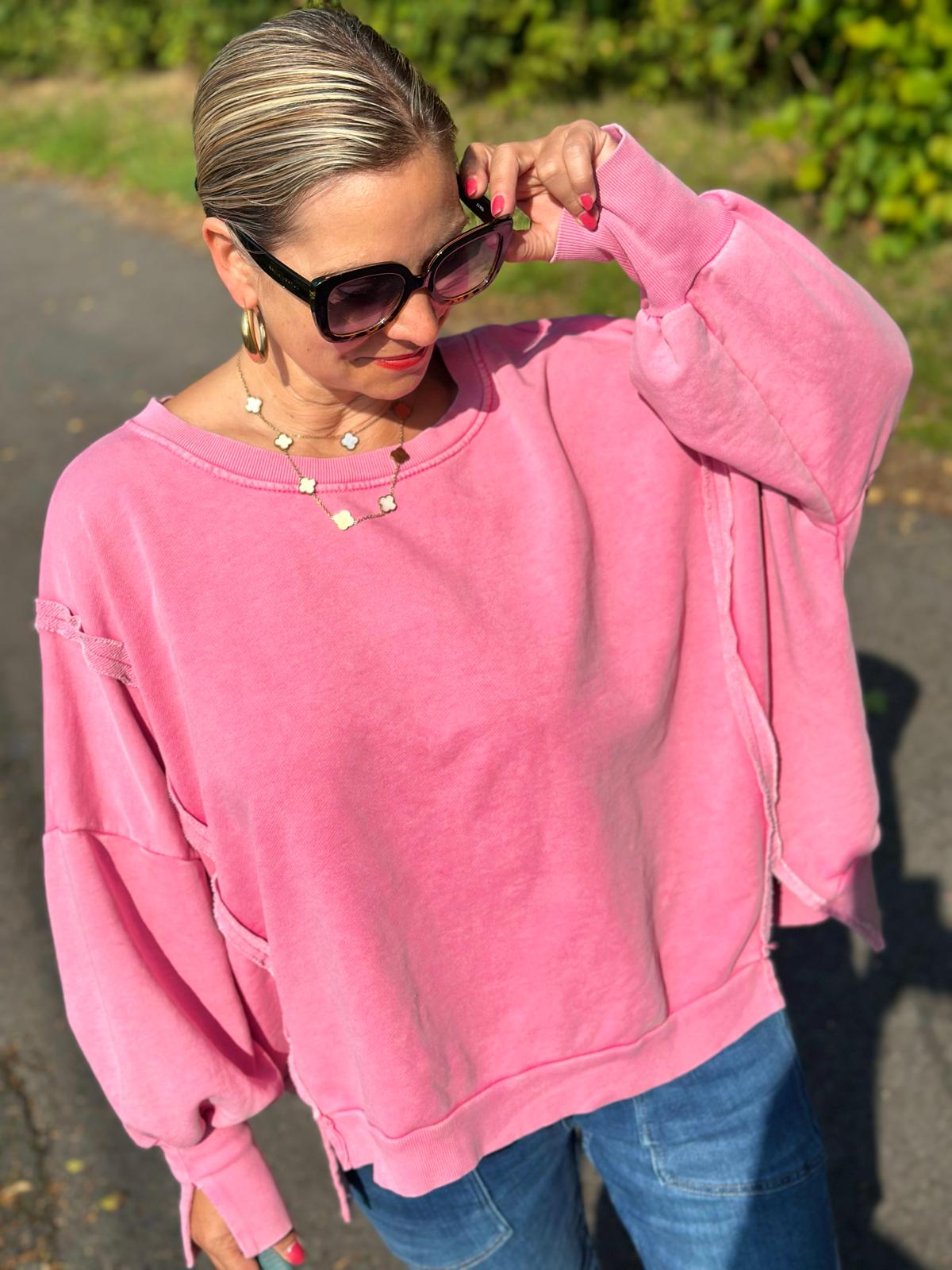 Oversized Sweatshirt LIGHT PINKY