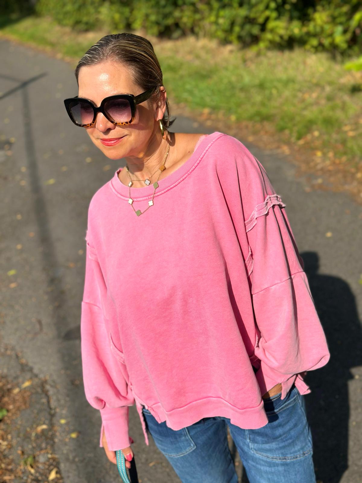Oversized Sweatshirt LIGHT PINKY