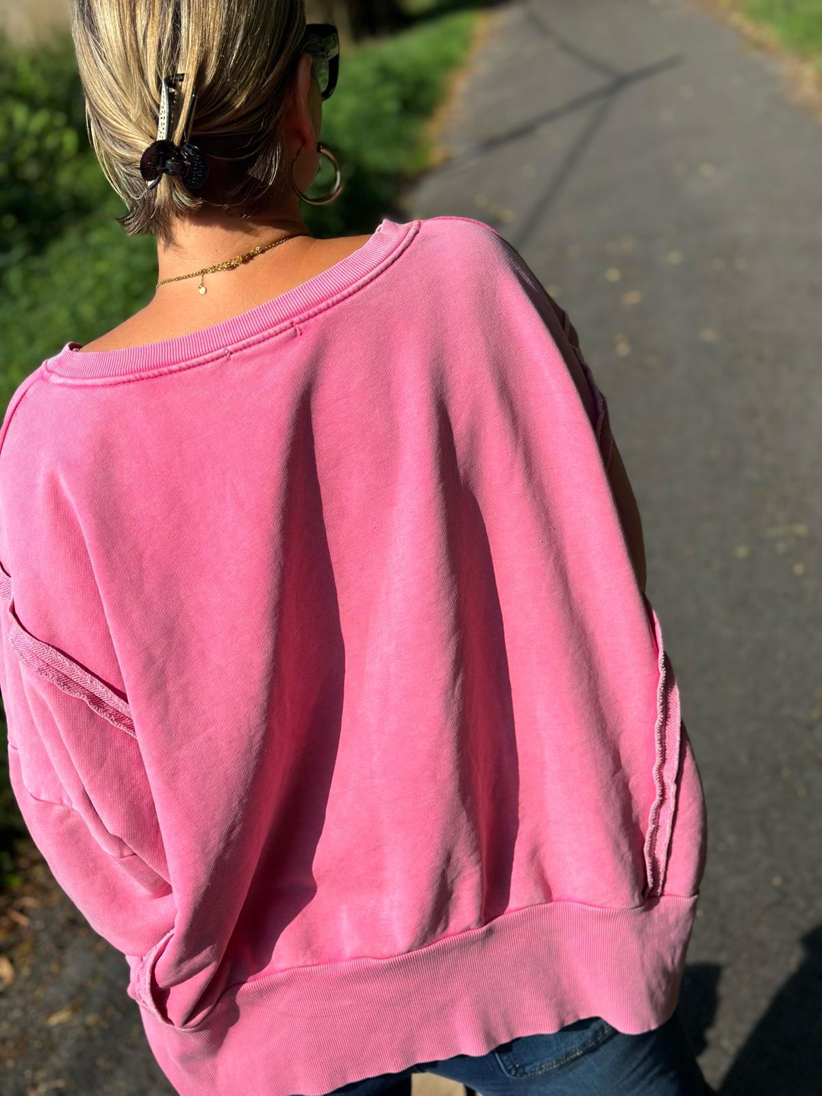 Oversized Sweatshirt LIGHT PINKY