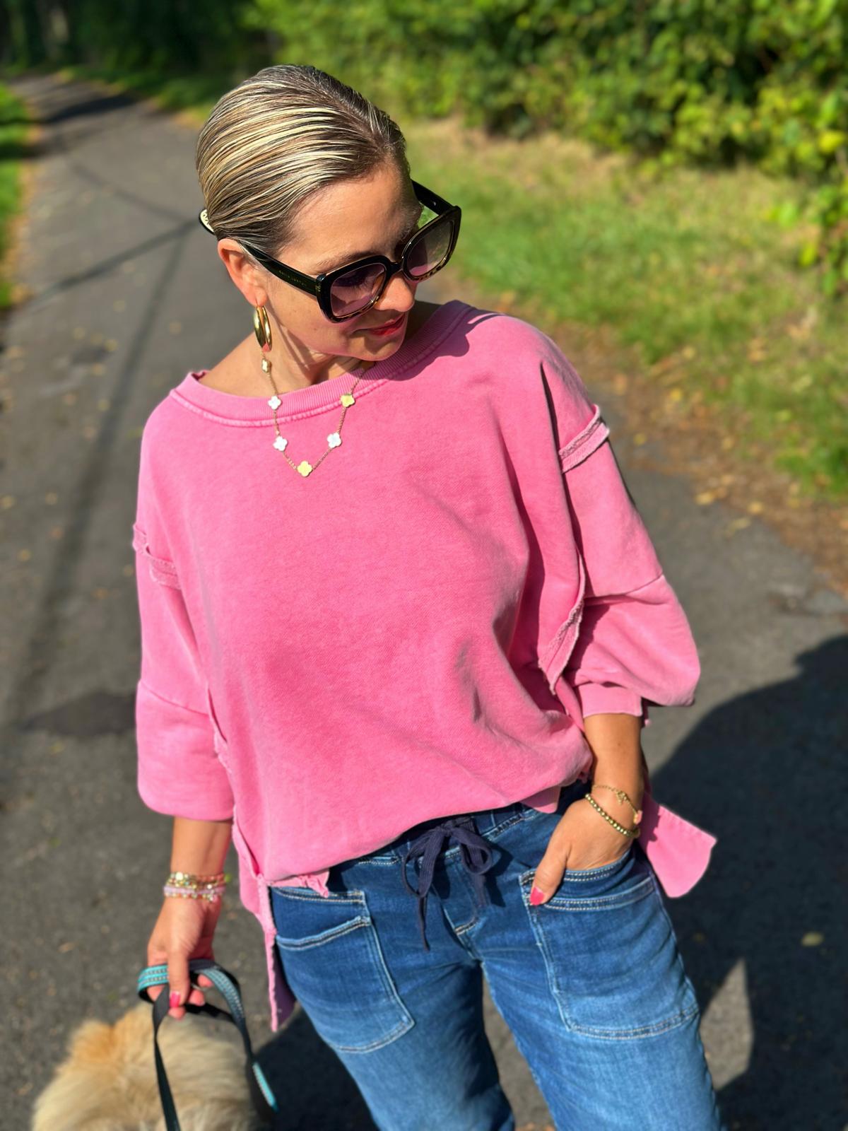 Oversized Sweatshirt LIGHT PINKY