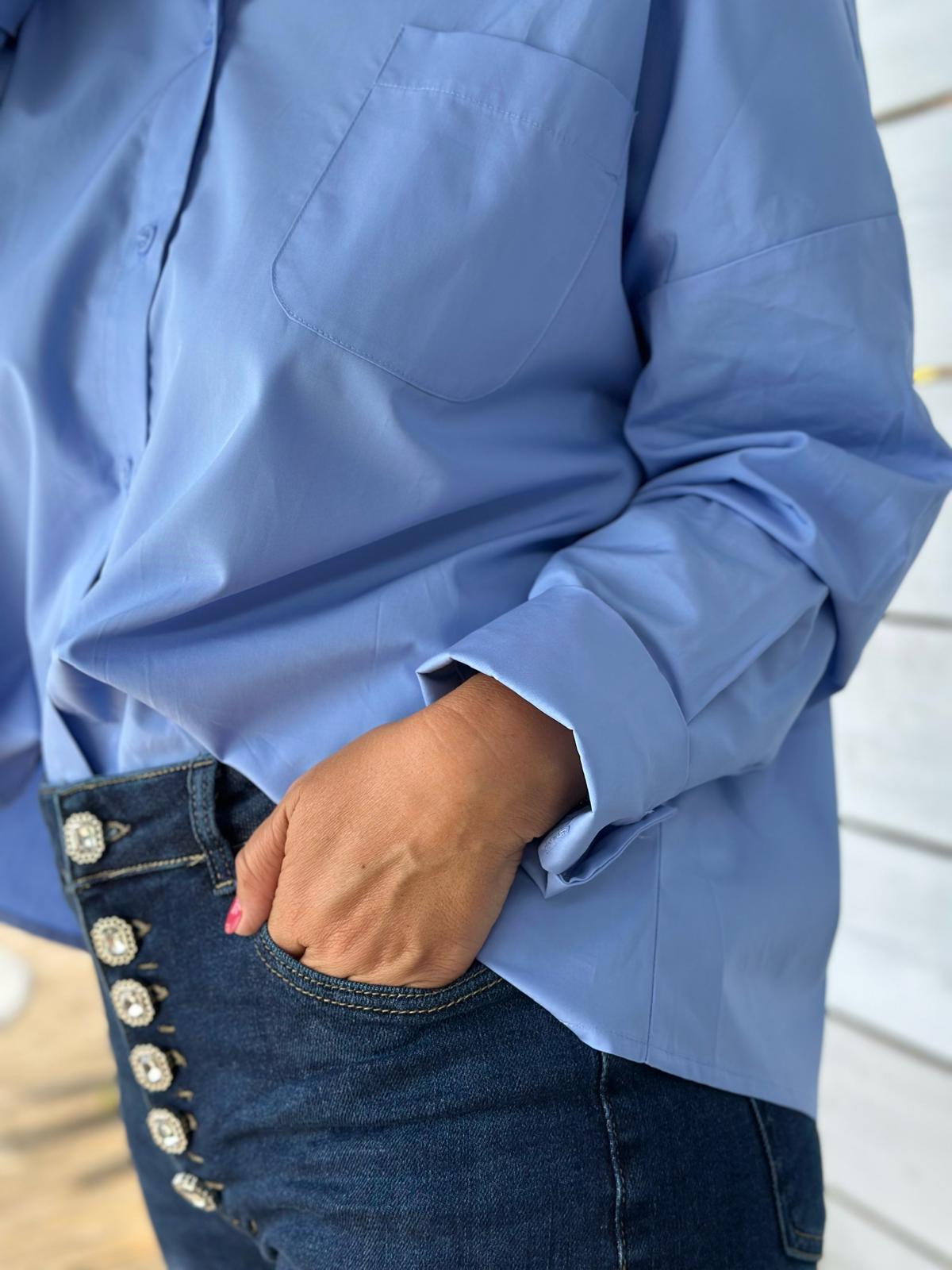Classy Blue Jeans mit Knopfleiste