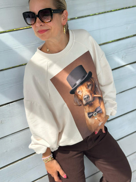 Sweater RIDGEBACK in Cremé