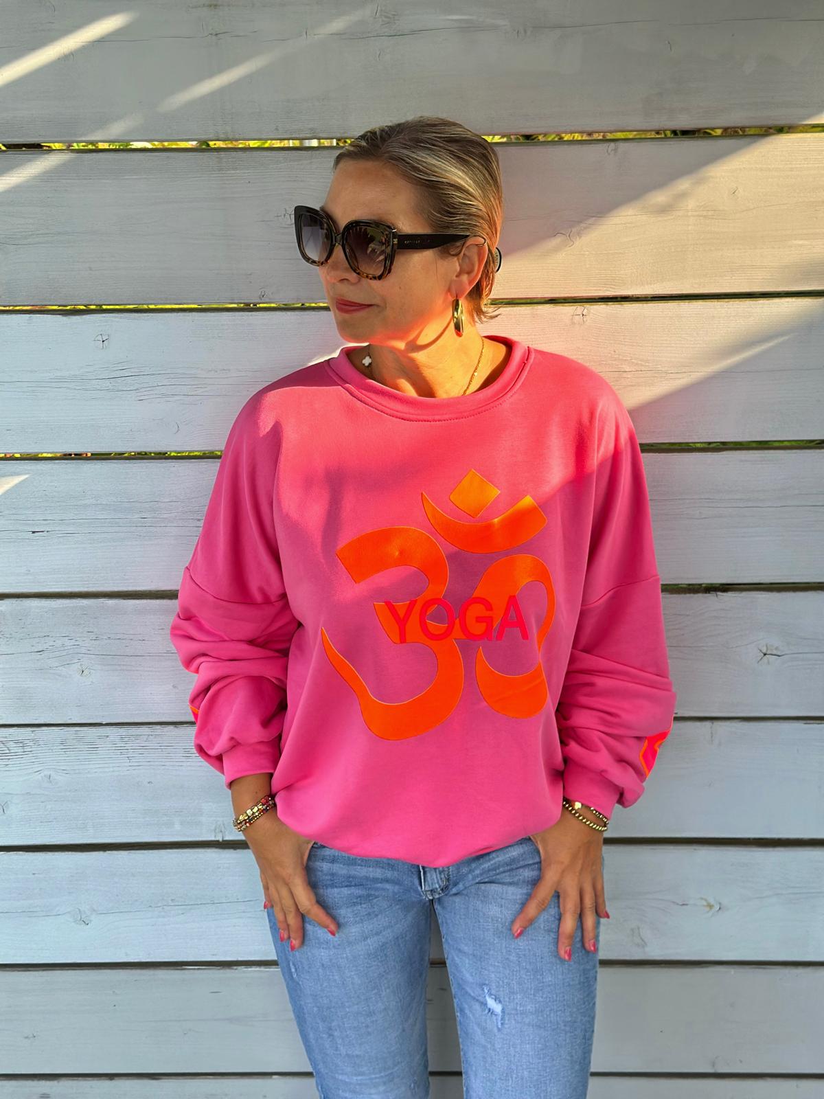 Kuschel Sweatshirt "BALANCE" in Pink