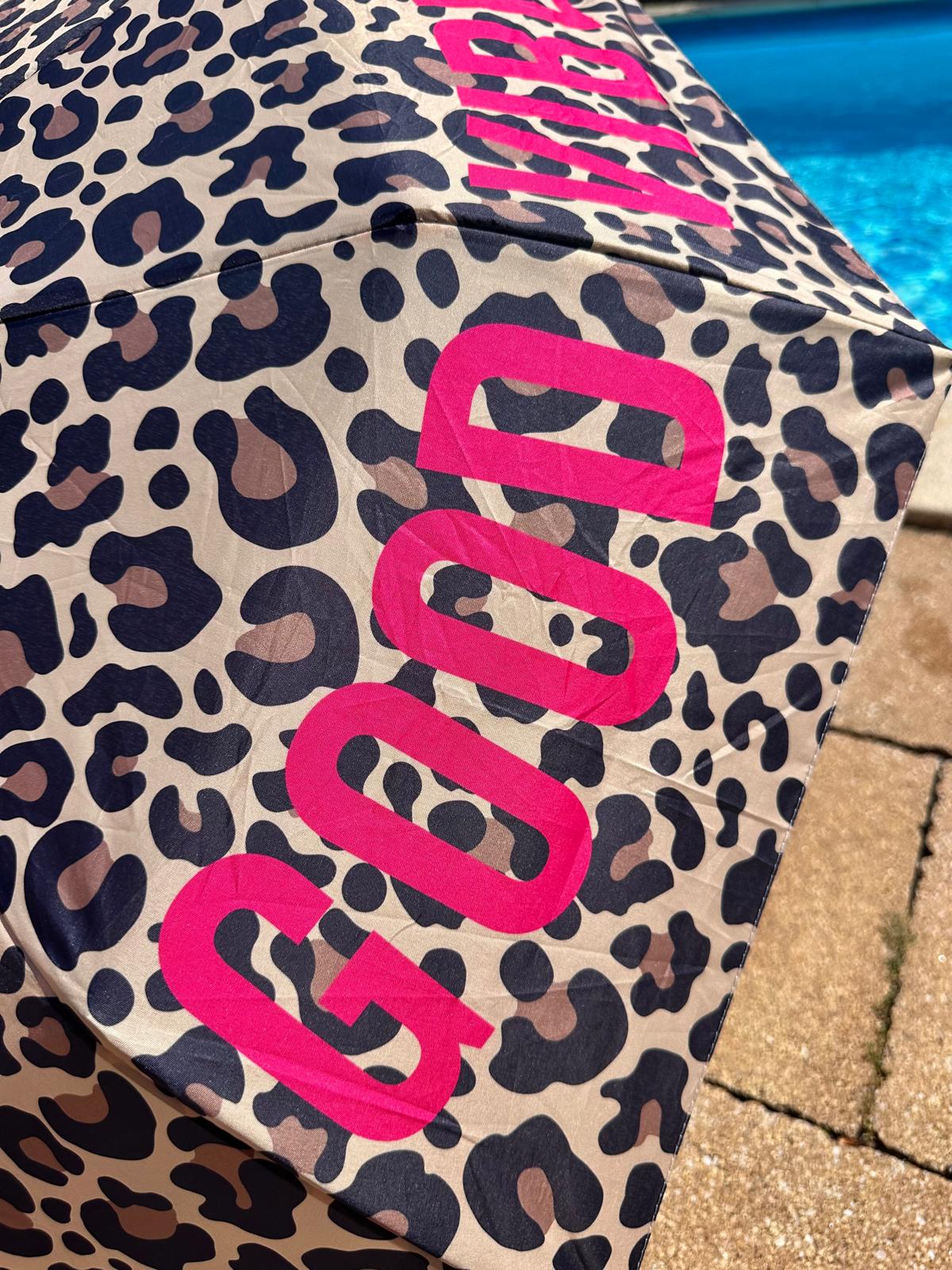 Be Famous Regenschirm "LEO" GOOD VIBES ONLY