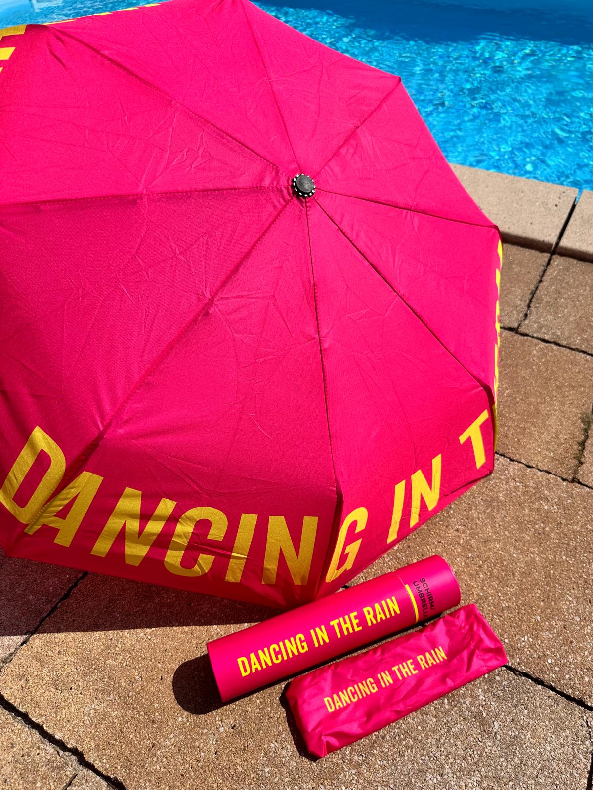 Be Famous Regenschirm "PINK" DANCING IN THE RAIN