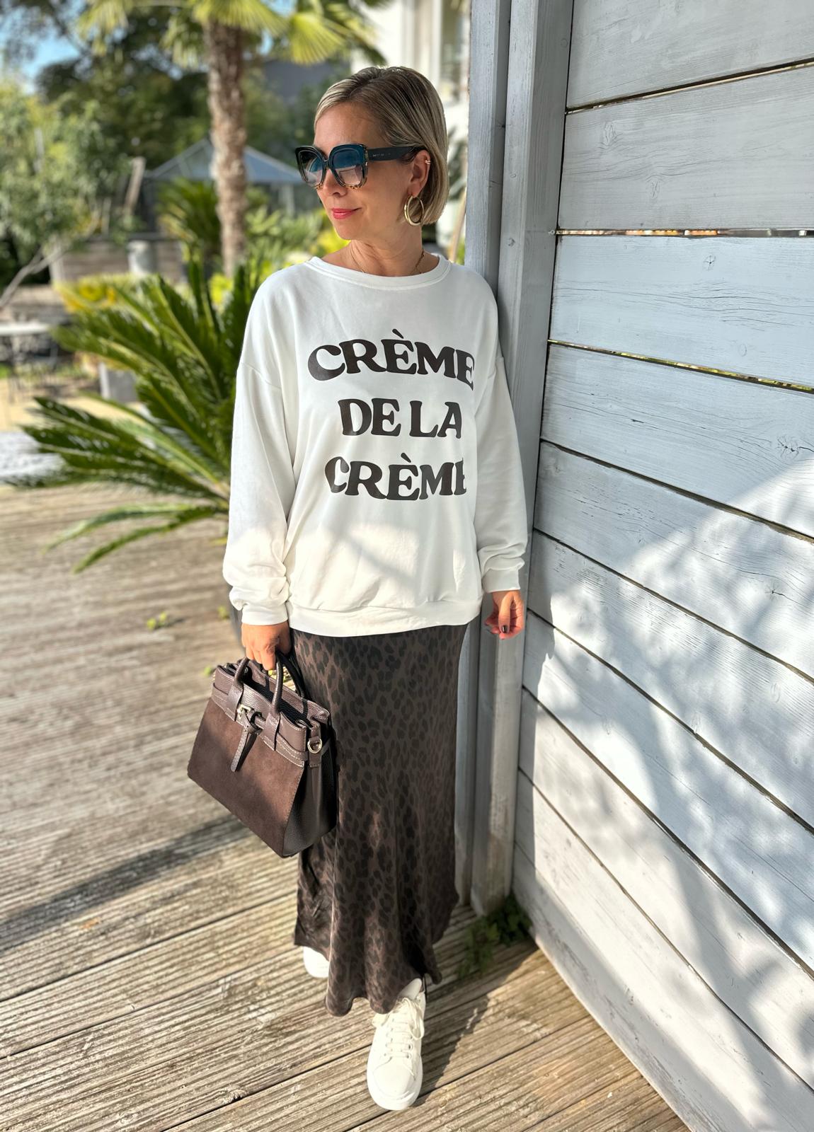 STATEMENT Sweatshirt "CRÈME DE LA CRÈME"