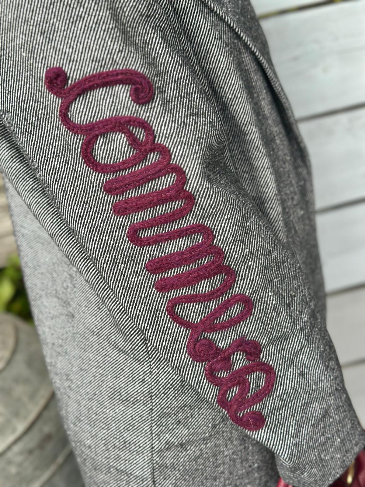 Stylische Onesize Blazer "COMME CI, COMME CA" in Steingrau