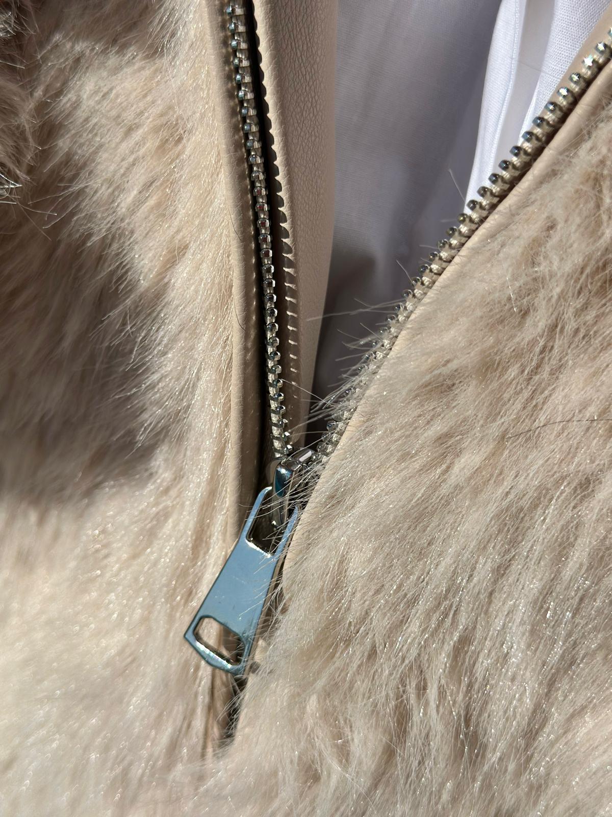 Super-Kuschel Jacke in Cremé