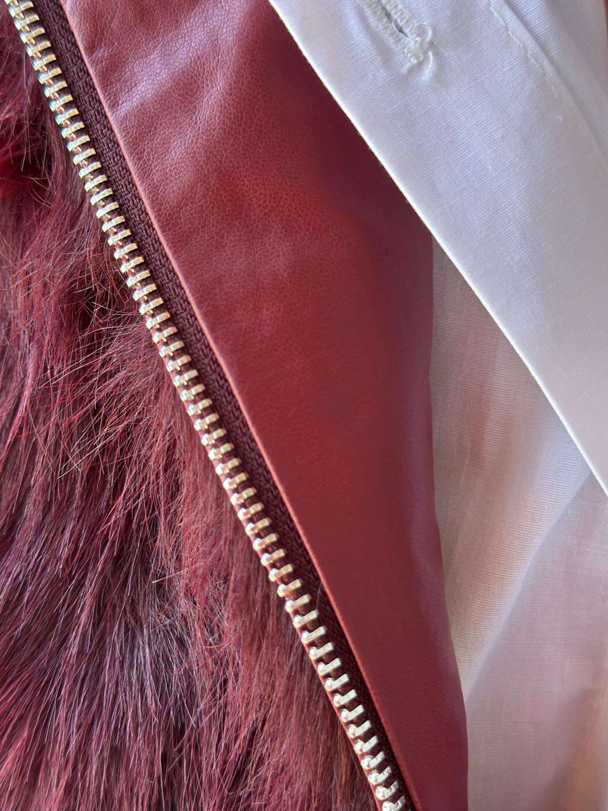 Super-Kuschel Jacke in Bordeaux