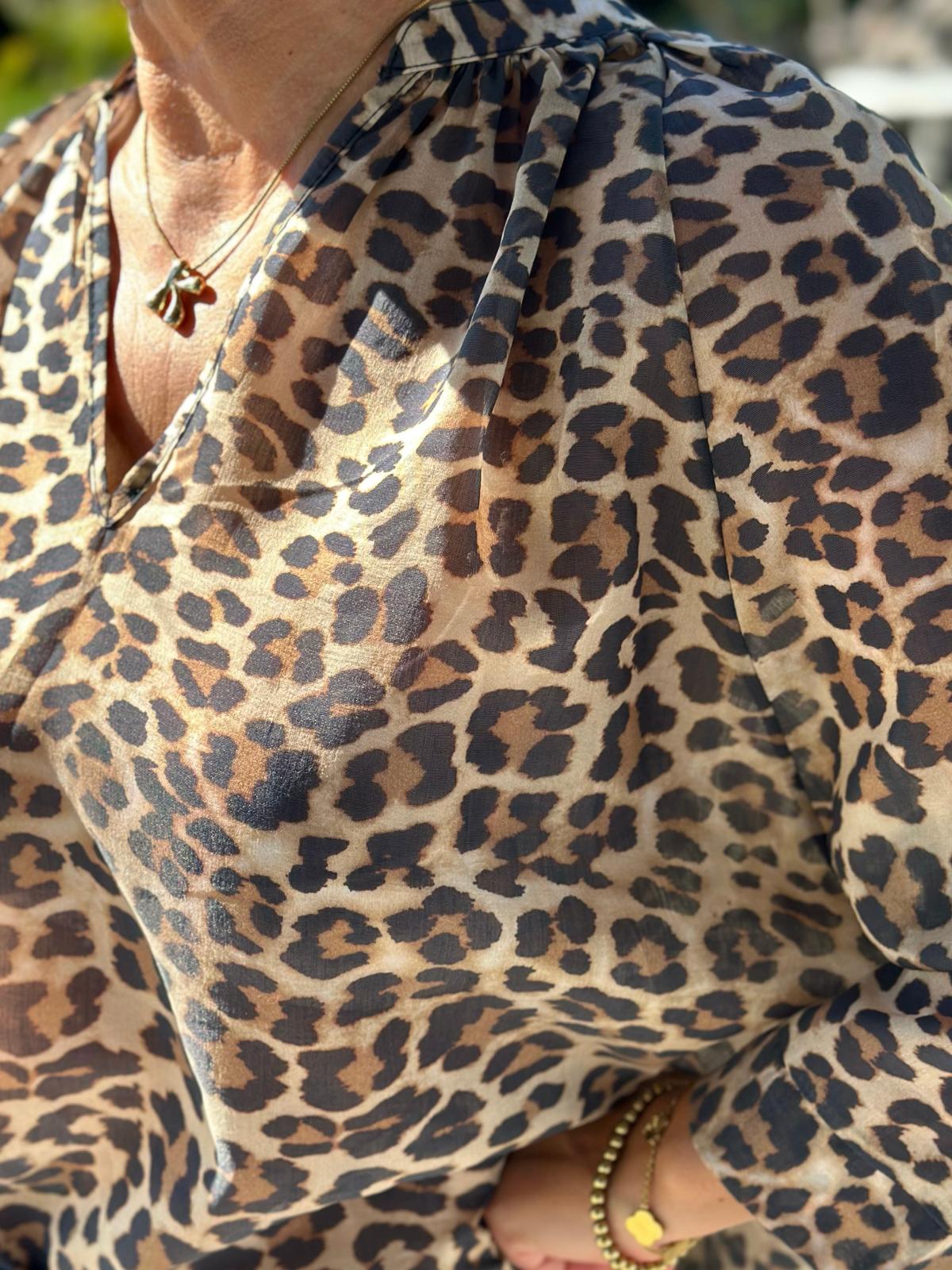 Stylische Onesize LEO LOVE Bluse
