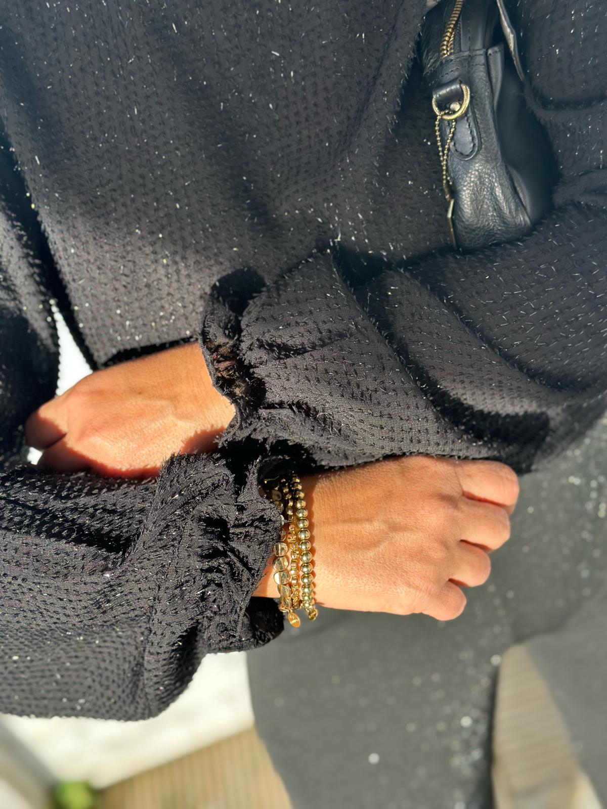 SC-ALINEA 1 BLUSE SCHWARZ