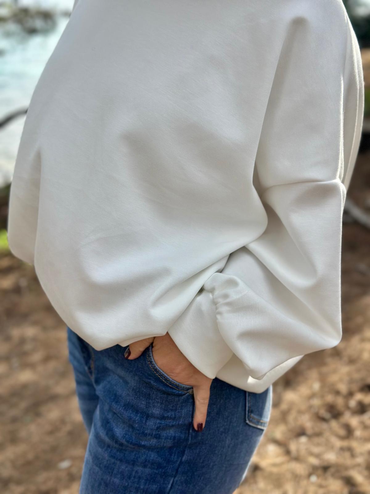 Süßes Lieblingssweatshirt in Cremé