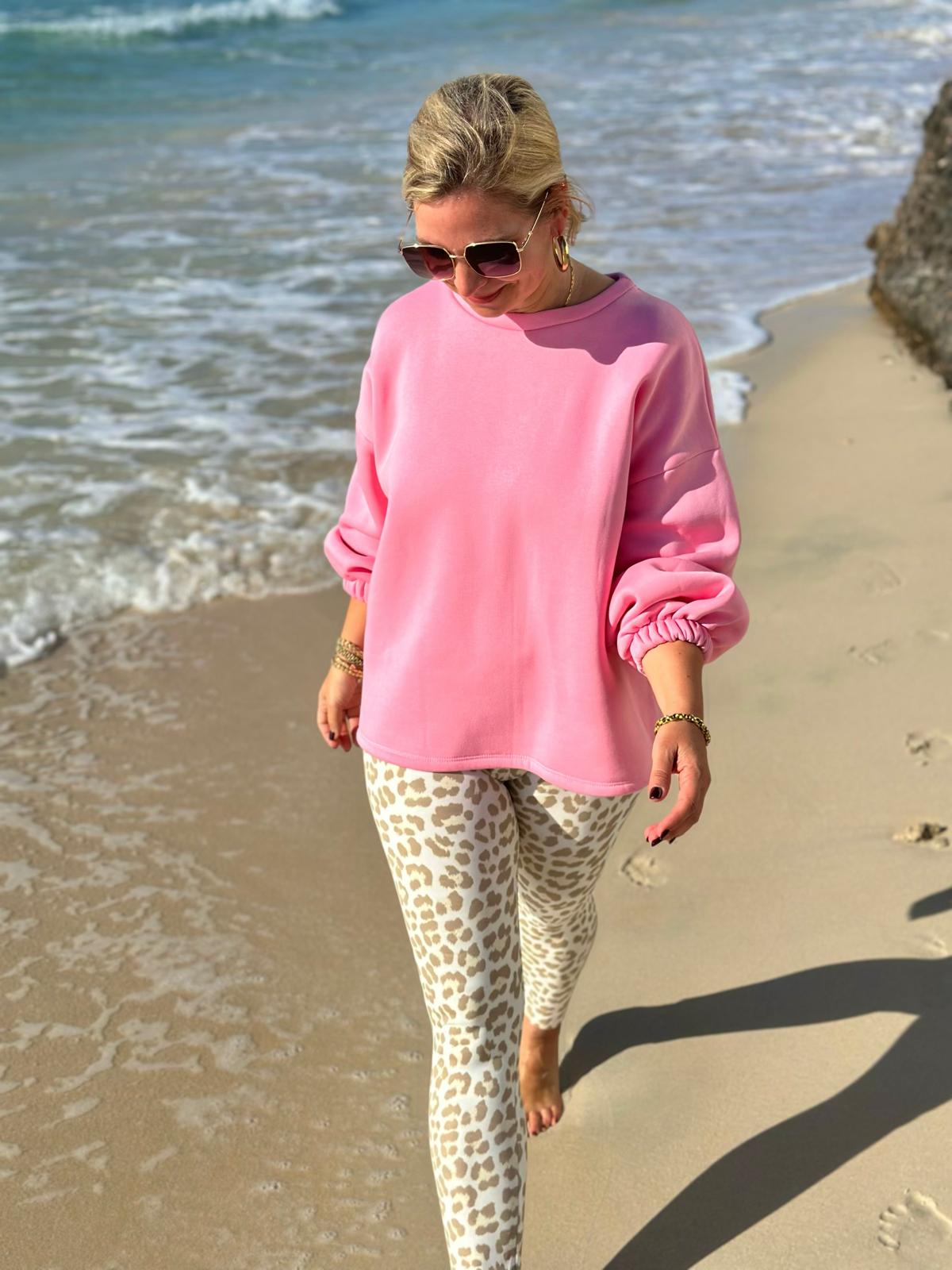 Leo Essential Leggings – Cream & Sand