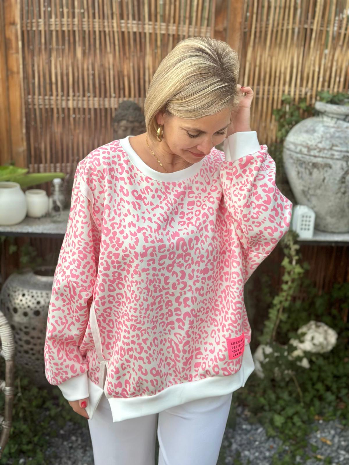 Wild & Cozy – Leo Sweatshirt in Rosé