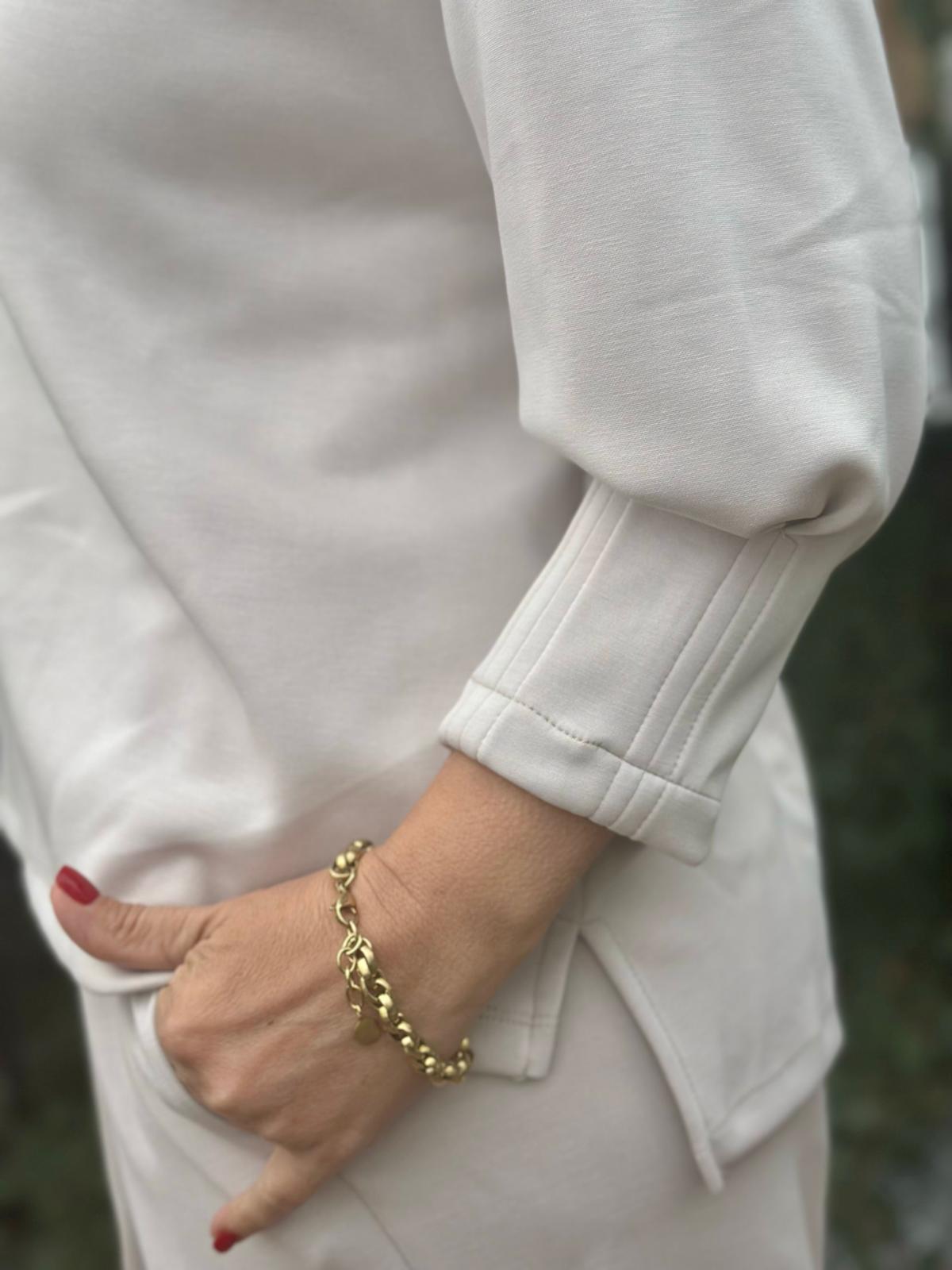 Spring Vibes Wohlfühl-Sweater in Cremé