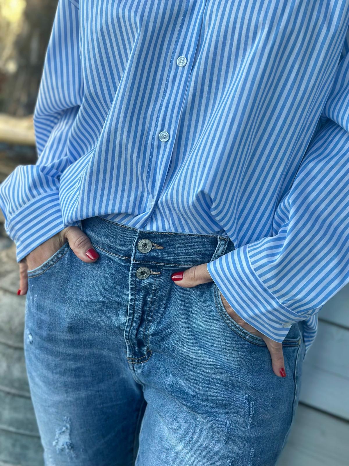 Lässige Everyday Jeans mit Used-Details