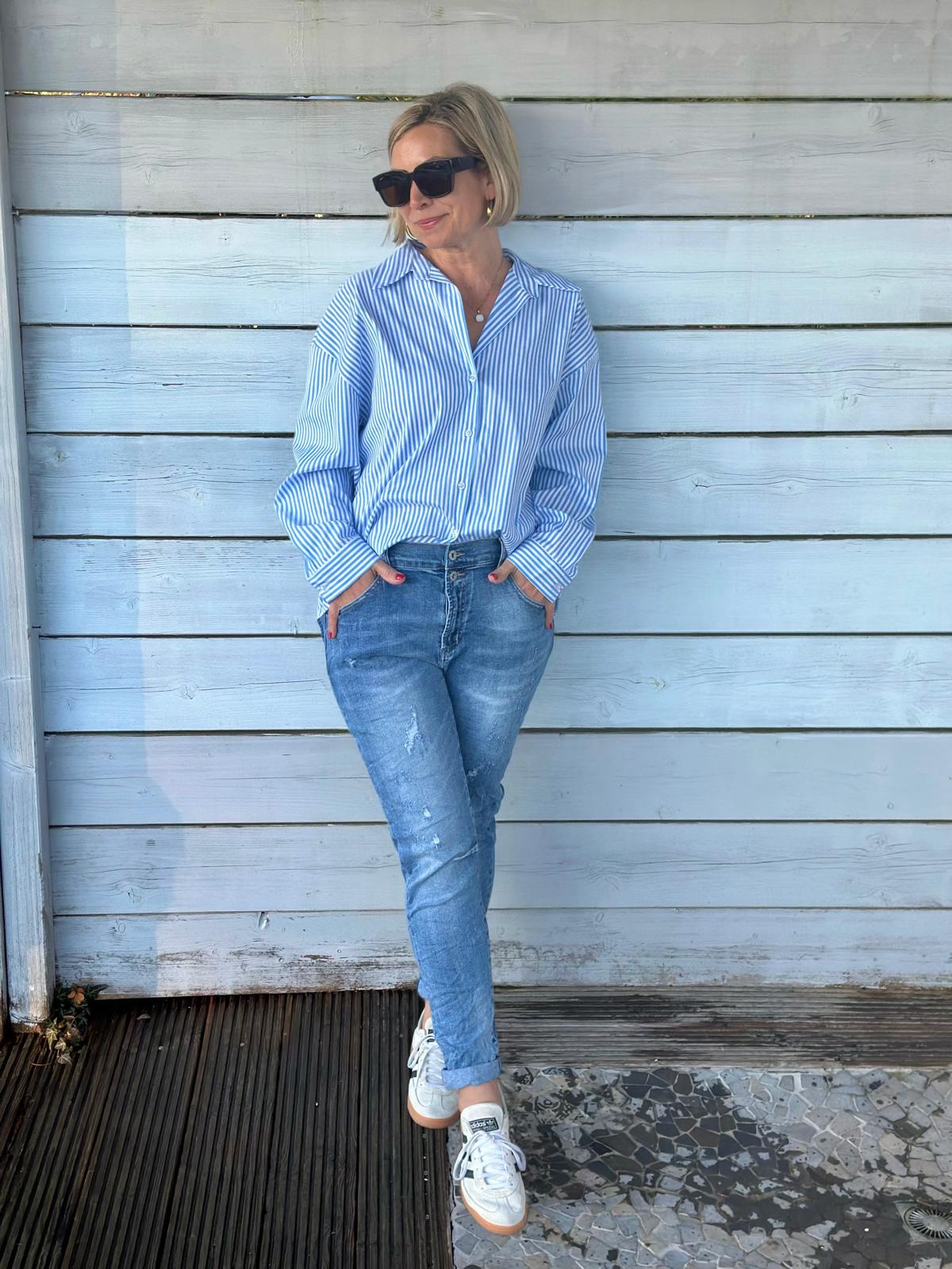 Lässige Everyday Jeans mit Used-Details