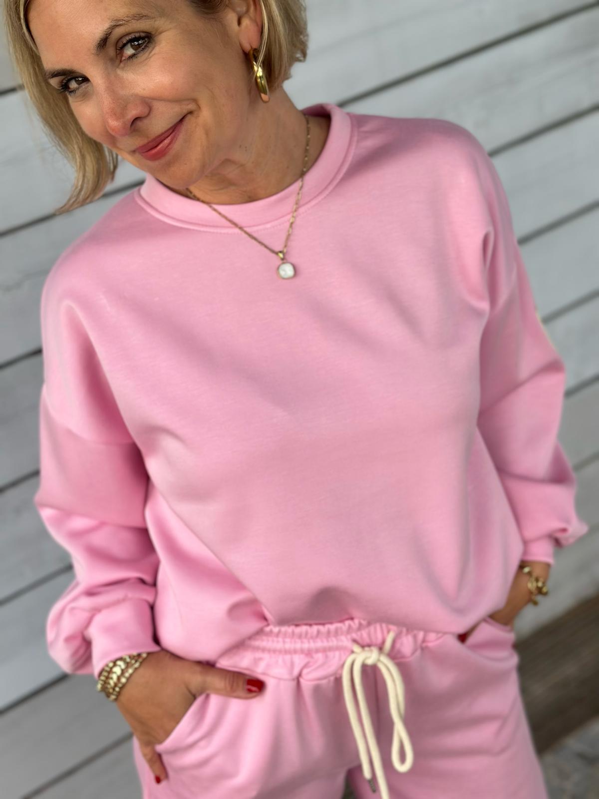 Soft Touch Sweatshirt in Rosé