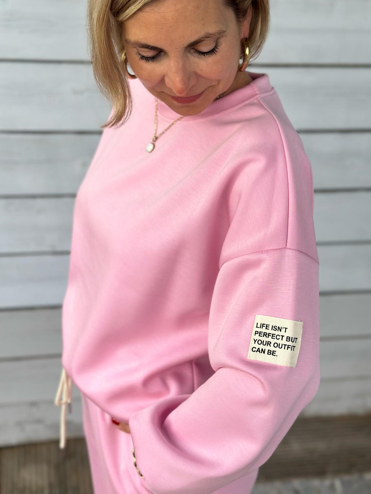 Soft Touch Sweatshirt in Rosé