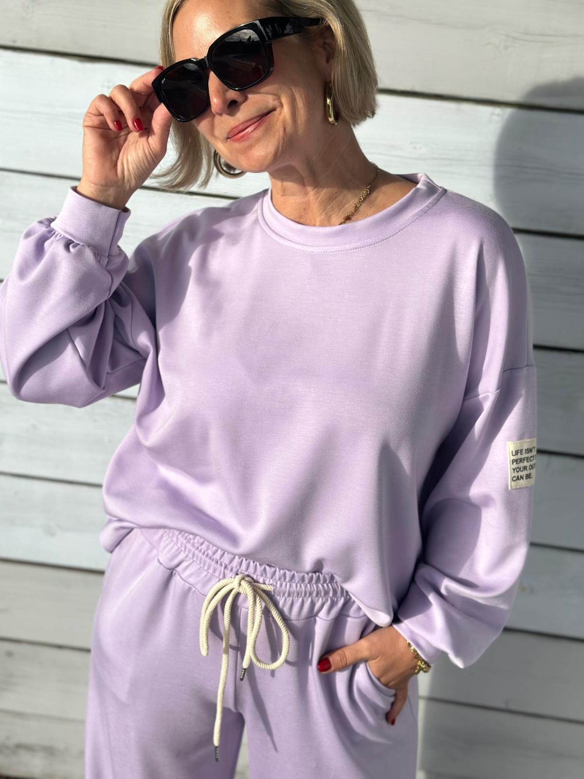 Soft Touch Sweatshirt in Flieder