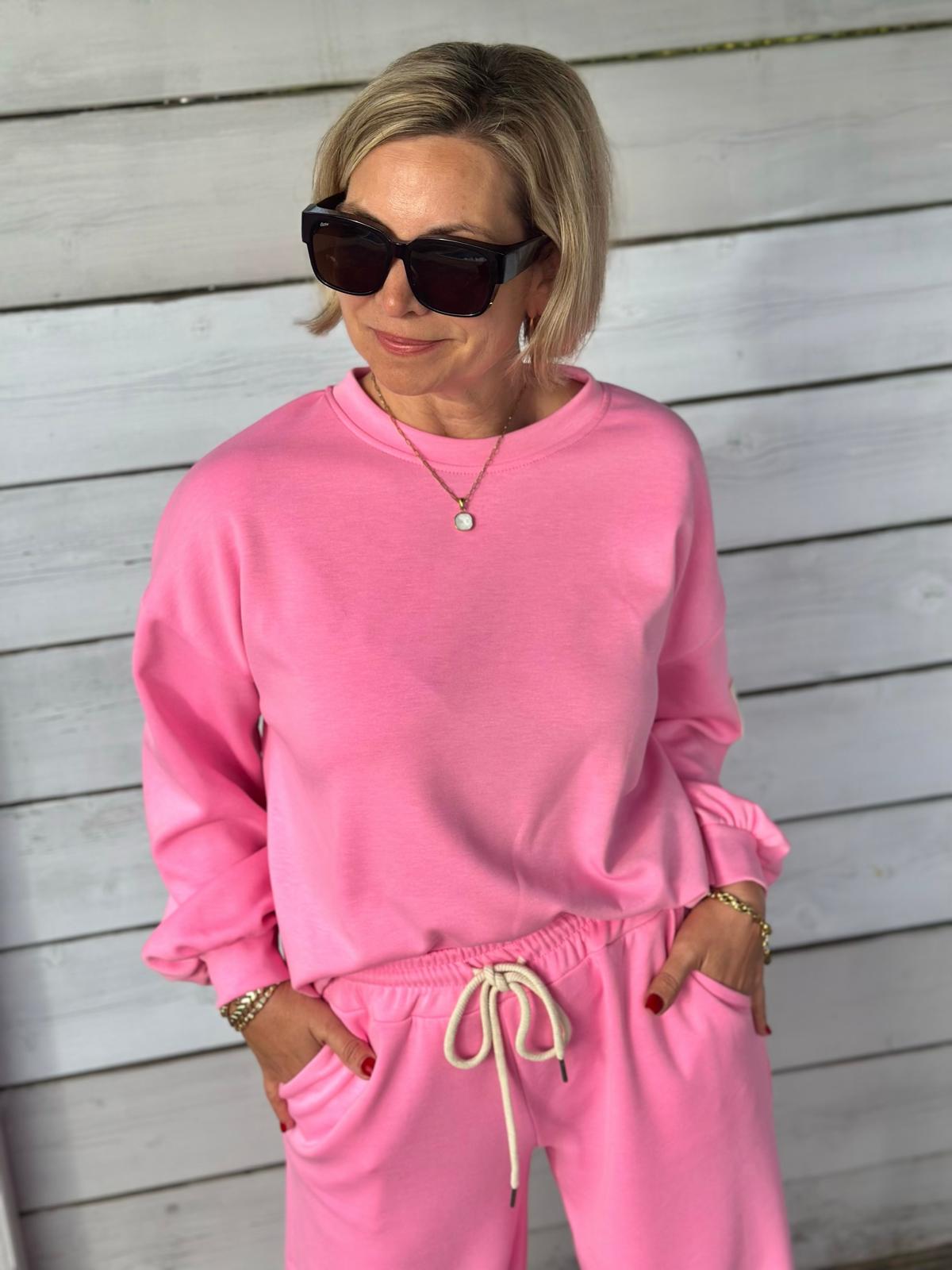 Soft Touch Sweatshirt in Pink