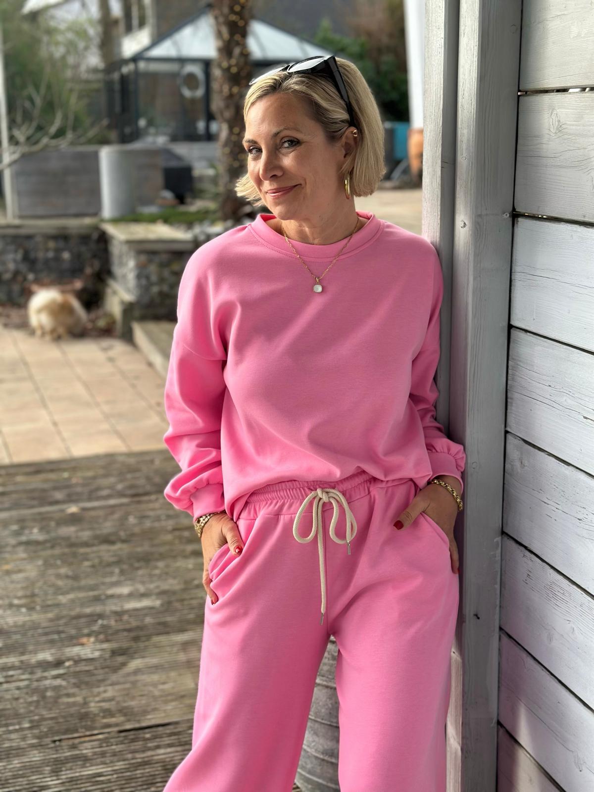 Soft Touch Sweatshirt in Pink