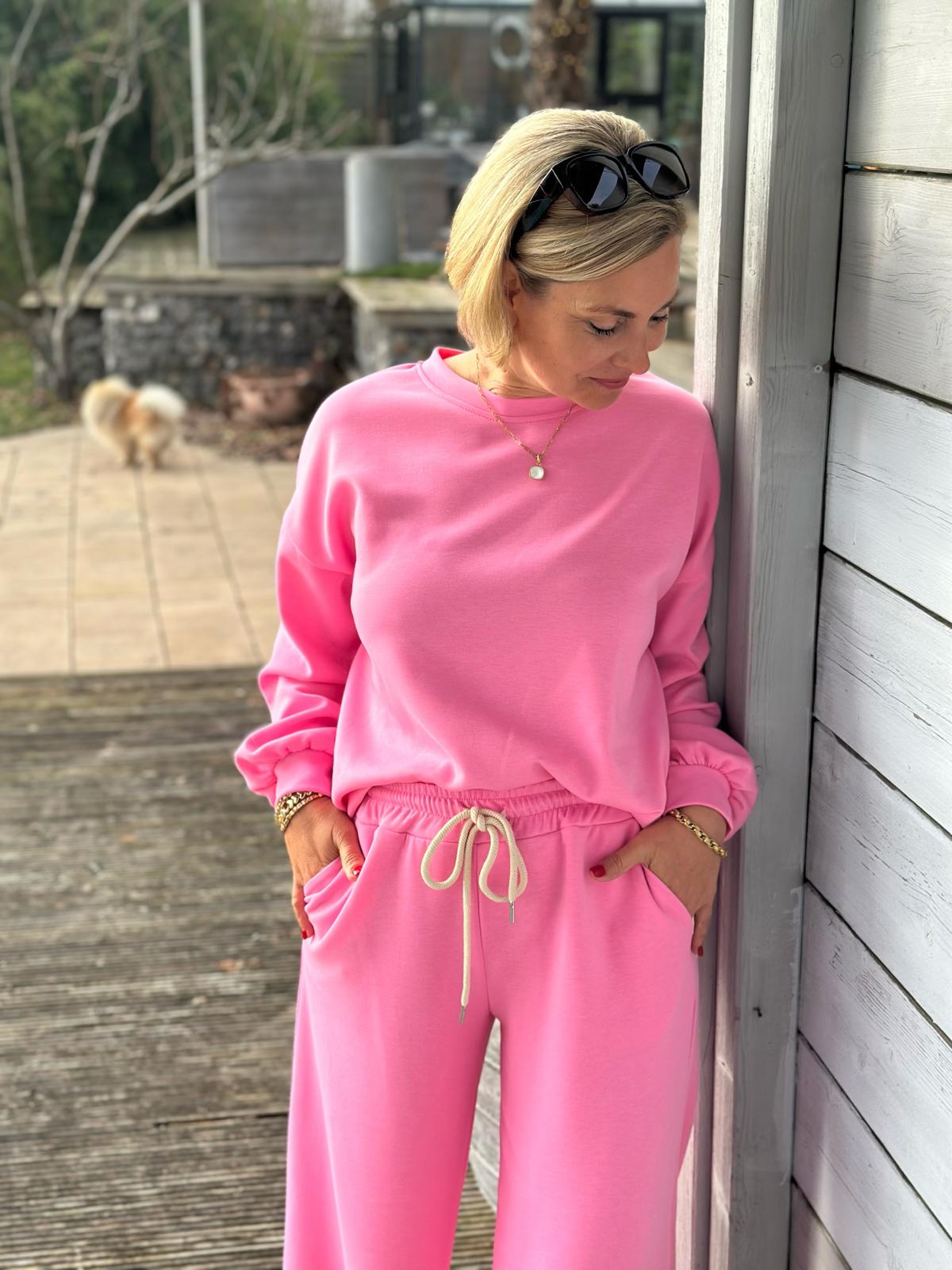 Soft Touch Sweatshirt in Pink