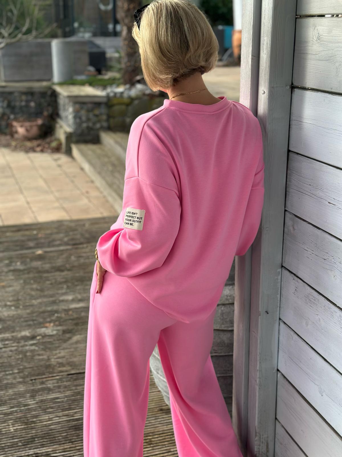 Soft Touch Sweatshirt in Pink