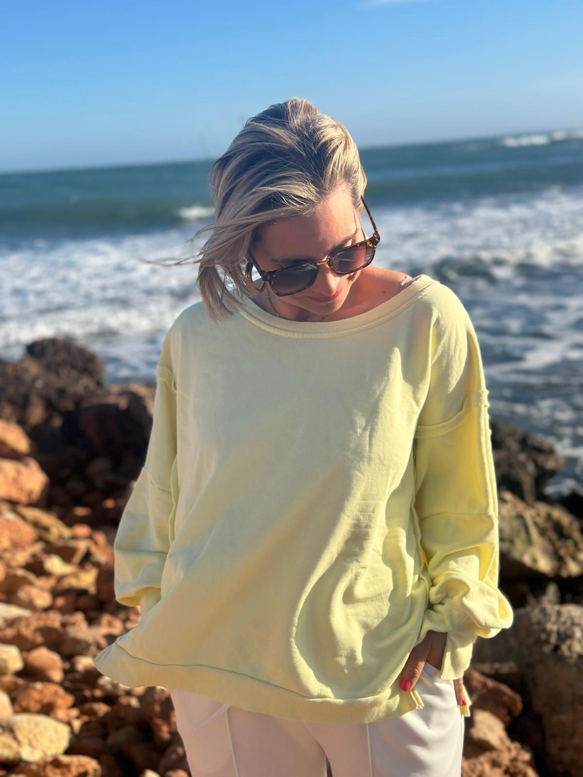 Easy Breeze Sweatshirt – Sunny Yellow