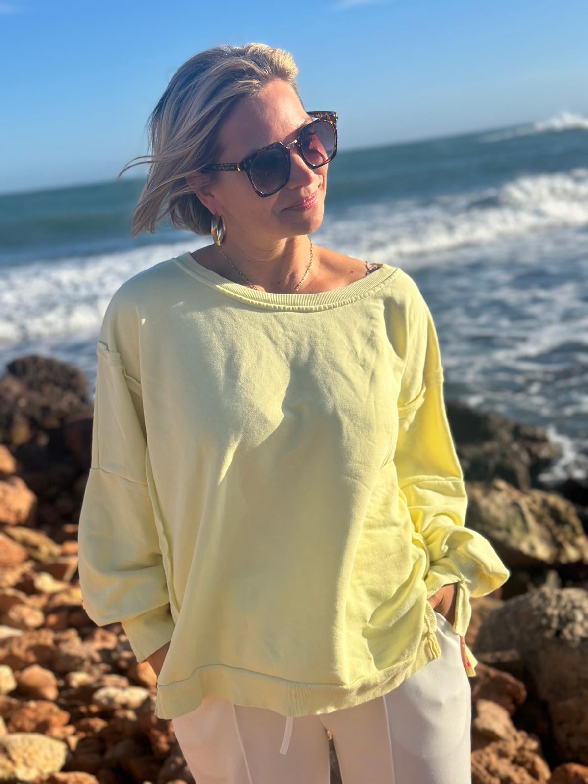 Easy Breeze Sweatshirt – Sunny Yellow