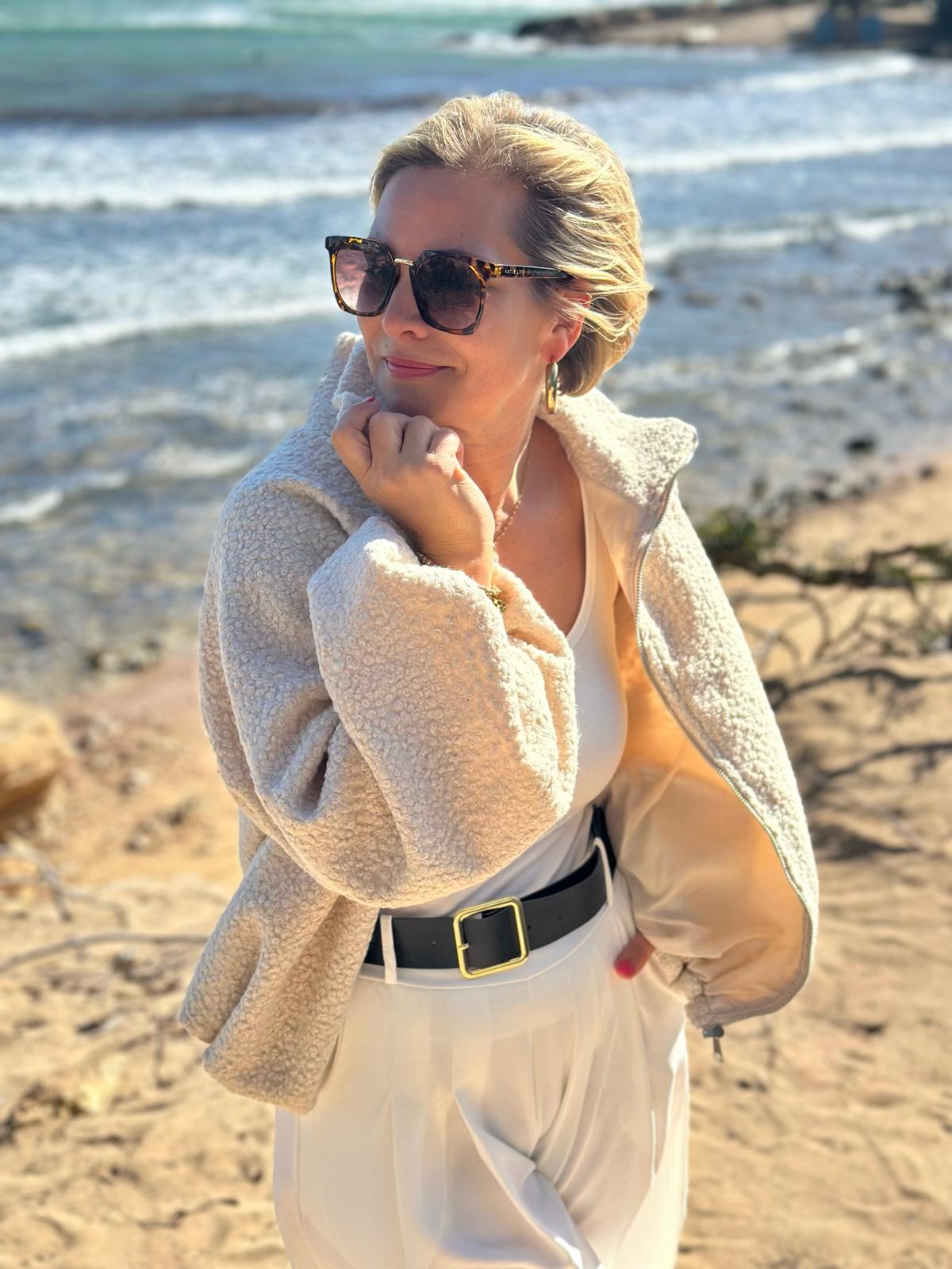 Soft Teddy Jacke – Fluffy Beige