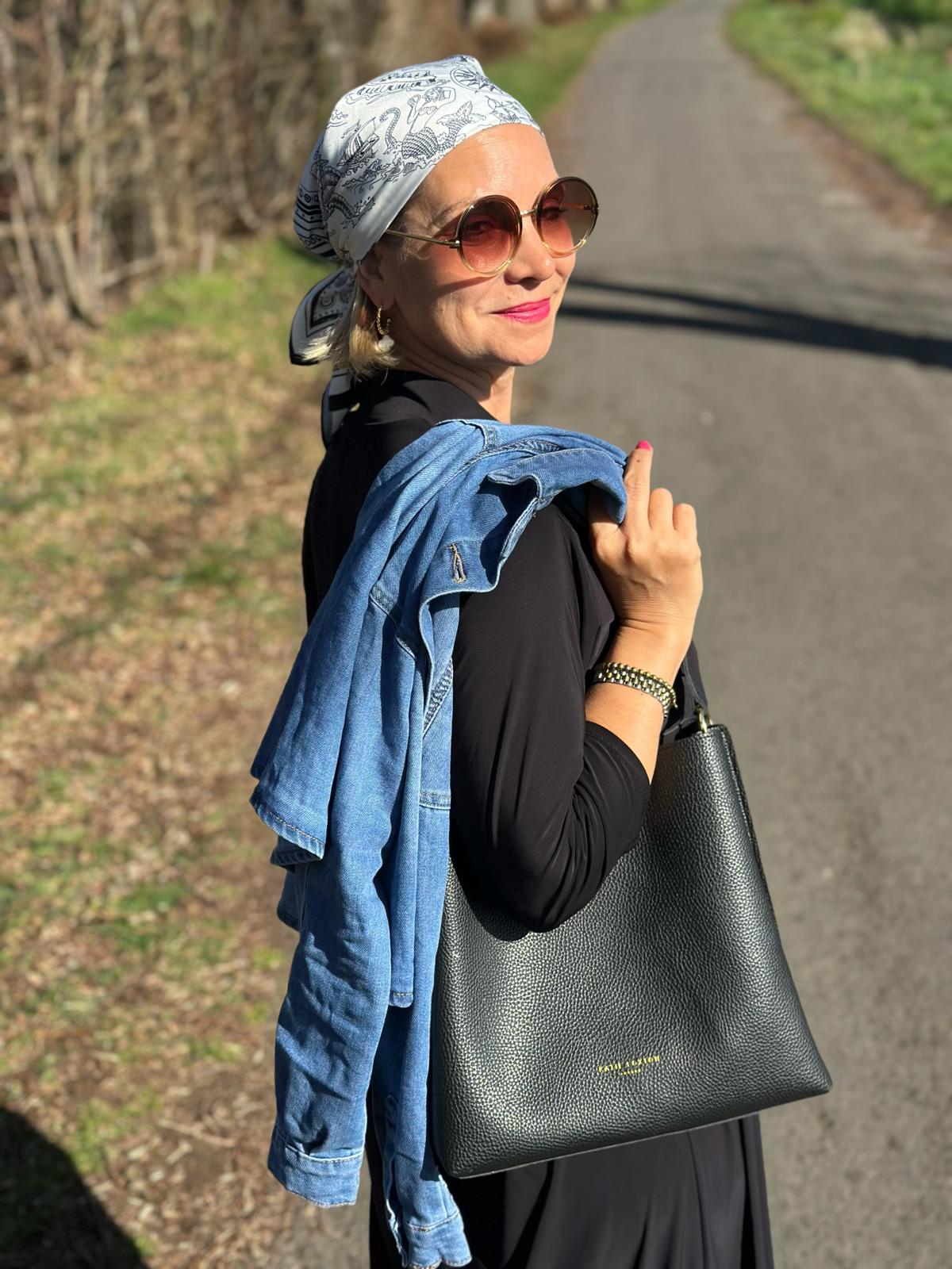 Elegantes Maxi-Kleid „Everyday Chic“ – Schwarz