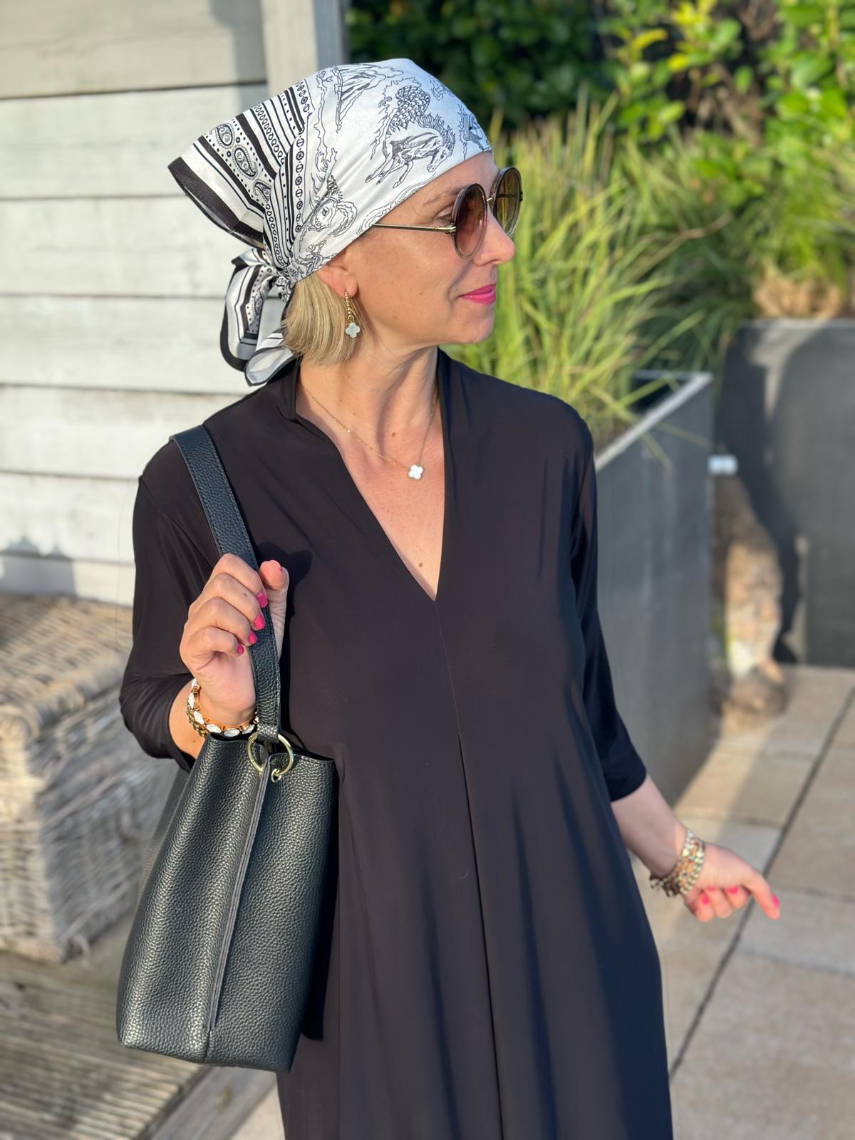 Elegantes Maxi-Kleid „Everyday Chic“ – Schwarz