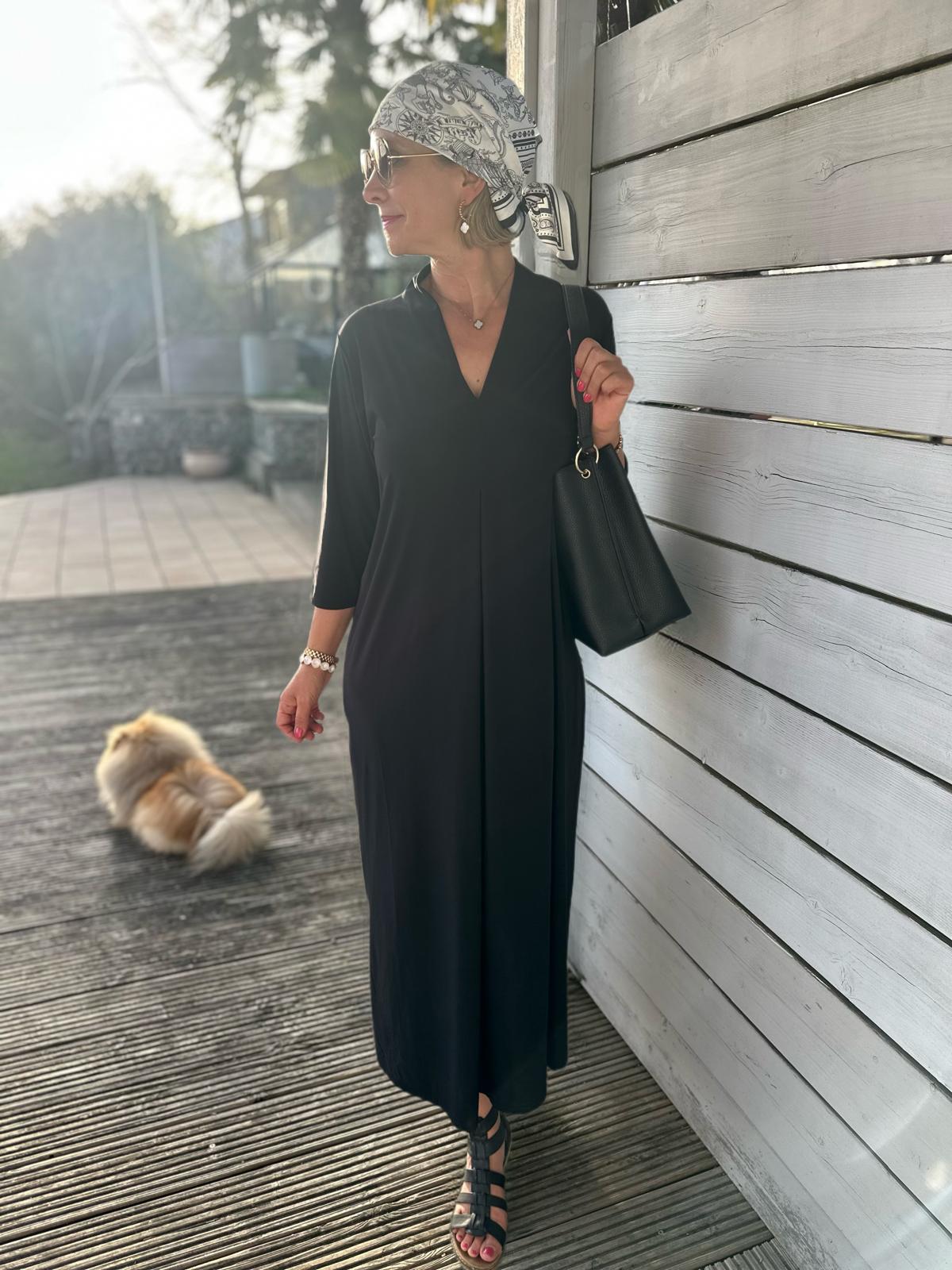 Elegantes Maxi-Kleid „Everyday Chic“ – Schwarz