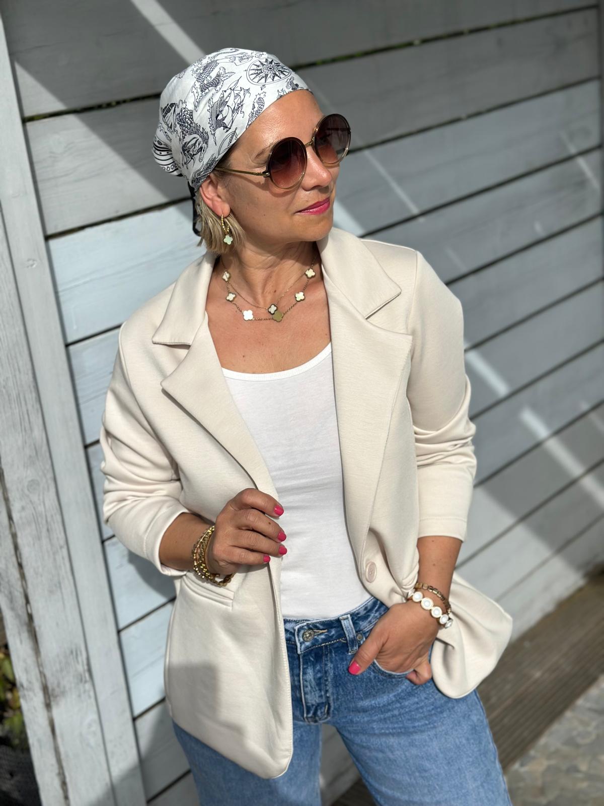 Eleganter Blazer „Pure Chic“ – Beige