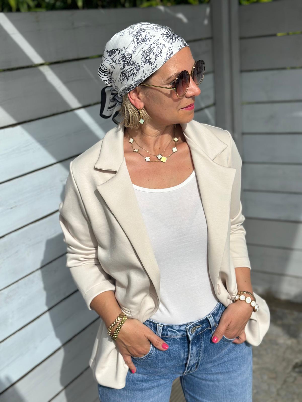 Eleganter Blazer „Pure Chic“ – Beige