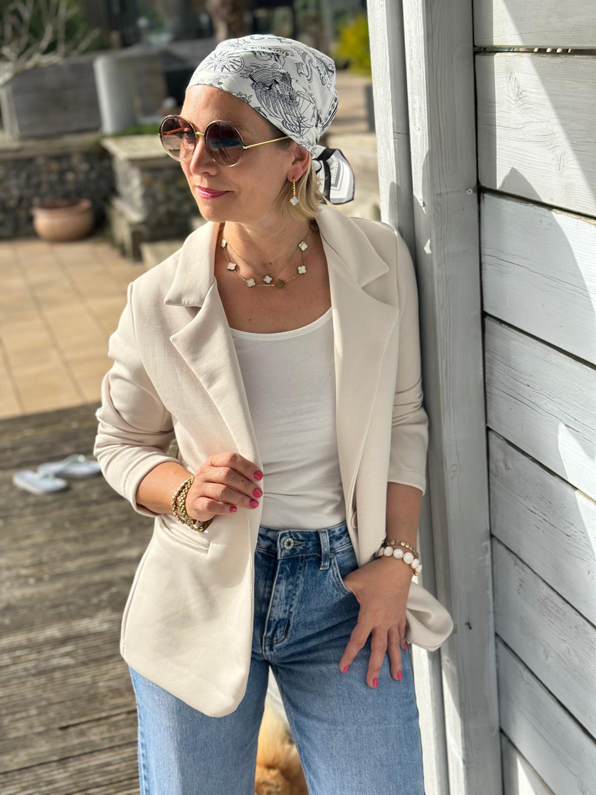 Eleganter Blazer „Pure Chic“ – Beige