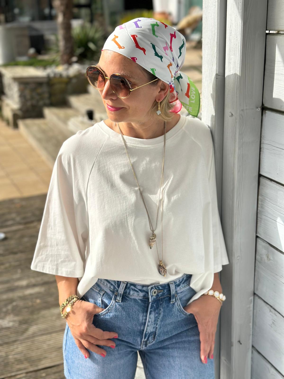 Oversize Shirt ‚Soft Summer‘ – luftiges Shirt in Cremeweiß